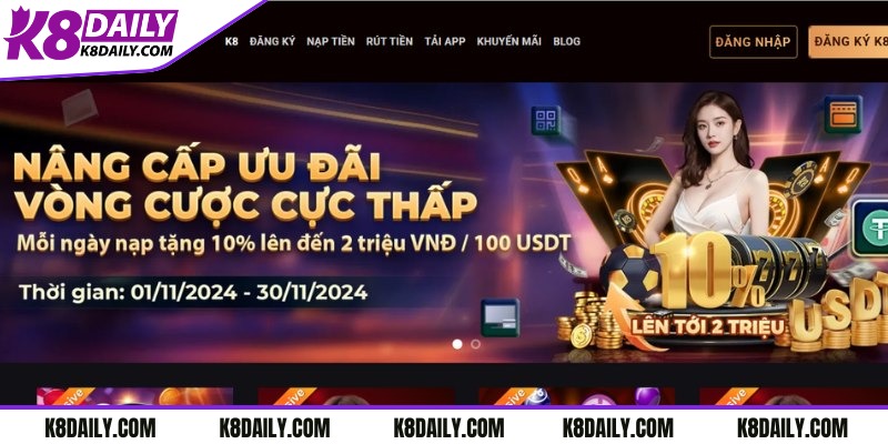 Lý do nên lựa chọn K8 để đặt cược kèo tài xỉu 2.5