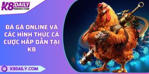 Đá gà online và các hình thức cá cược hấp dẫn tại K8